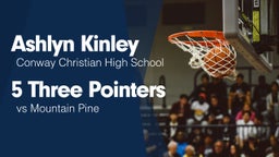 5 Three Pointers vs Mountain Pine 