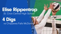 4 Digs vs Chippewa Falls McDonnel