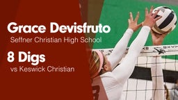 8 Digs vs Keswick Christian