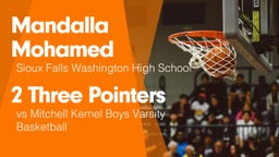 2 Three Pointers vs Mitchell Kernel Boys Varsity Basketball
