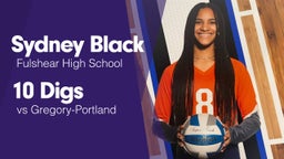 10 Digs vs Gregory-Portland 