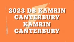 2023 DB Kamrin Canterbury