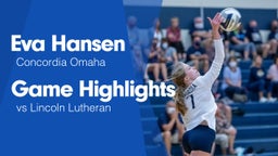 Game Highlights vs Lincoln Lutheran 