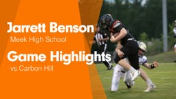Game Highlights vs Carbon Hill 