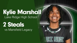 2 Steals vs Mansfield Legacy 