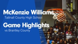 Game Highlights vs Brantley County 