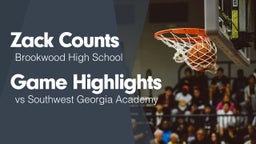 Game Highlights vs Southwest Georgia Academy 