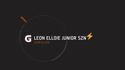 Leon Elloie Junior Szn??  
