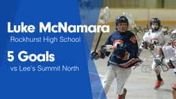5 Goals vs Lee's Summit North