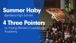 4 Three Pointers vs Young Women's Leadership Academy