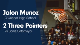 2 Three Pointers vs Sonia Sotomayor 