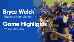 Game Highlights vs Country Day