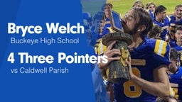 4 Three Pointers vs Caldwell Parish 