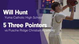 5 Three Pointers vs Pusche Ridge Christian Academy