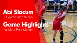 Game Highlights vs More Prep-Marian 