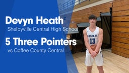 5 Three Pointers vs Coffee County Central 