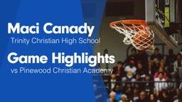 Game Highlights vs Pinewood Christian Academy