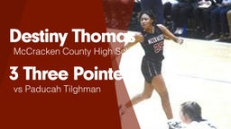 3 Three Pointers vs Paducah Tilghman 