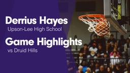 Game Highlights vs Druid Hills