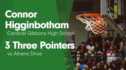 3 Three Pointers vs Athens Drive 