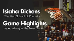 Game Highlights vs Academy of the New Church 