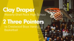 2 Three Pointers vs Crestwood Boys Varsity Basketball