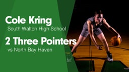 2 Three Pointers vs North Bay Haven 