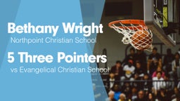 5 Three Pointers vs Evangelical Christian School