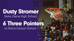6 Three Pointers vs Sierra Canyon School