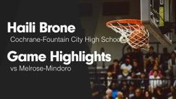 Game Highlights vs Melrose-Mindoro 