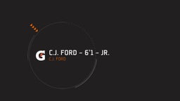C.J. Ford - 6'1 - Jr.