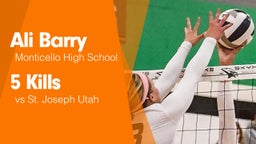 5 Kills vs St. Joseph Utah