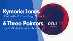 6 Three Pointers vs Tri-State Christian Academy