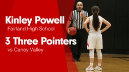 3 Three Pointers vs Caney Valley 