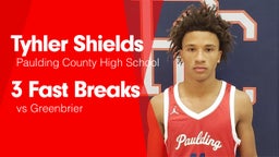 3 Fast Breaks vs Greenbrier 