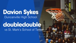 Double Double vs St. Mark's School of Texas
