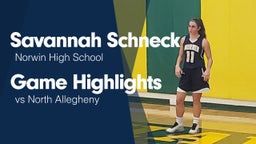 Game Highlights vs North Allegheny 