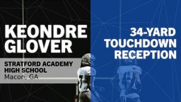 34-yard Touchdown Reception vs Riverside Military Academy 