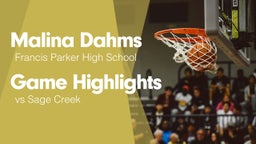 Game Highlights vs Sage Creek 