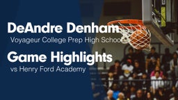 Game Highlights vs Henry Ford Academy