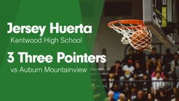 3 Three Pointers vs Auburn Mountainview 