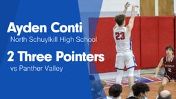 2 Three Pointers vs Panther Valley 