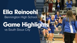Game Highlights vs South Sioux City