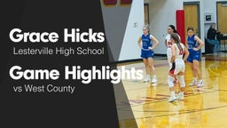 Game Highlights vs West County 