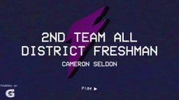 2nd Team All District Freshman 