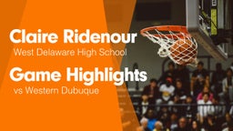 Game Highlights vs Western Dubuque 