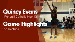 Game Highlights vs Beatrice 
