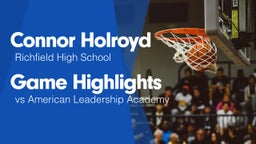 Game Highlights vs American Leadership Academy 
