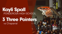 3 Three Pointers vs Chaparral 