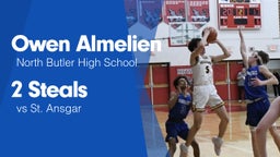 2 Steals vs St. Ansgar 